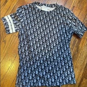 Vintage Small Blue Dior Monogram Shirt